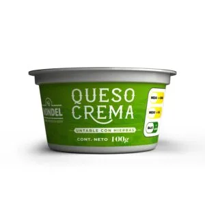 Queso Crema Untable con Hierbas 100 g Queso Crema Untable con Hierbas 100 g - Mondel | Mr. Cheese