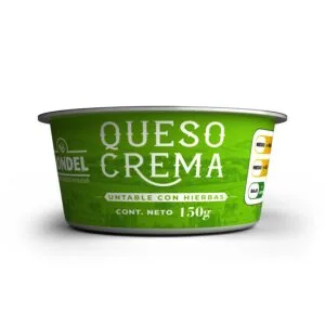 Queso Crema Untable con Hierbas 150 g - Mondel | Mr. Cheese