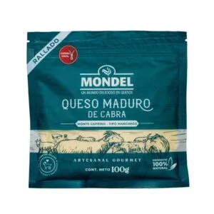 Queso Maduro de Cabra Rallado 100 g - Mondel | Mr. Cheese