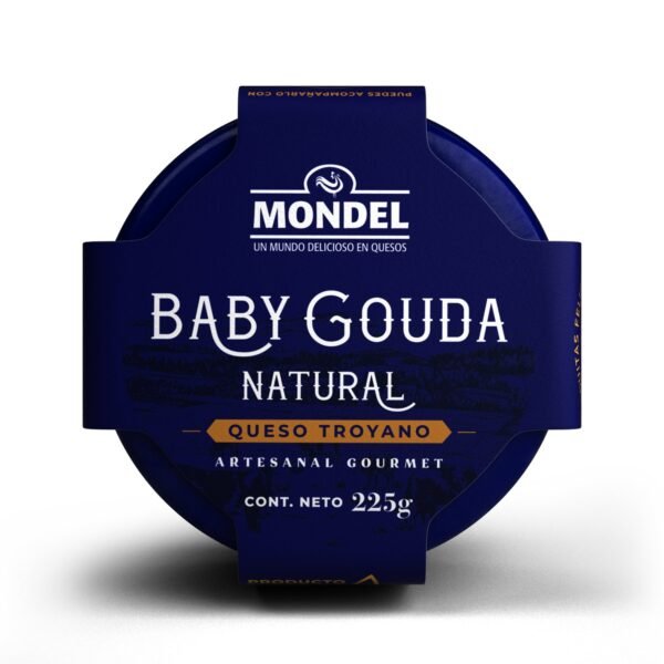 Baby Gouda Natural 225 g Baby Gouda Natural 225 g - Mondel | Mr. Cheese