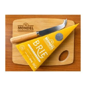 Pack Navideño 1 — Brie con Tabla de Bambú Pack Navideño 1 — Brie con Tabla de Bambú de Mr. Cheese: Queso Maduro Brie 150 g, tabla de bambú y cuchillo para quesos